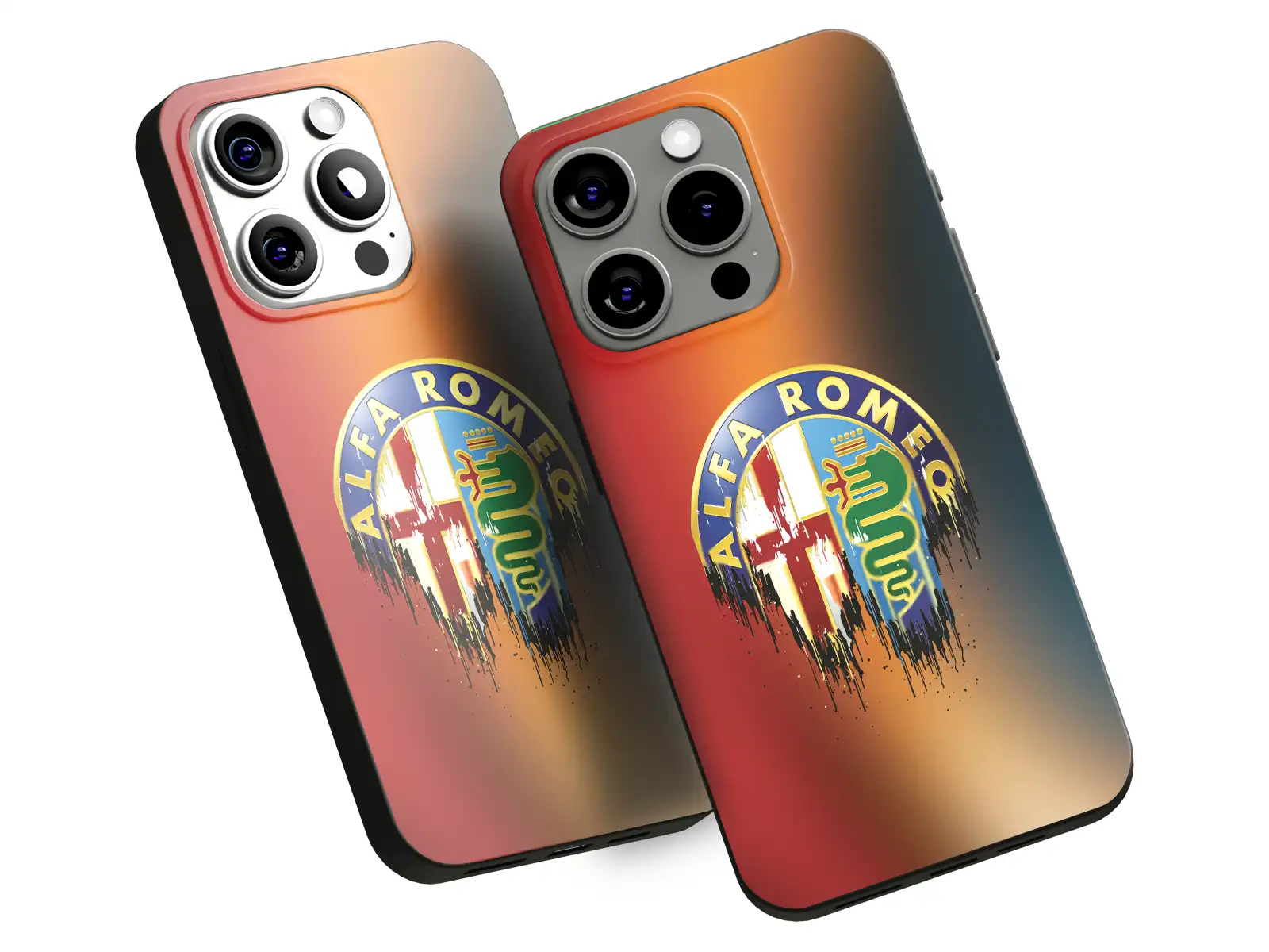 Alfa Romeo Custodia Silicone Telefono Look Standard